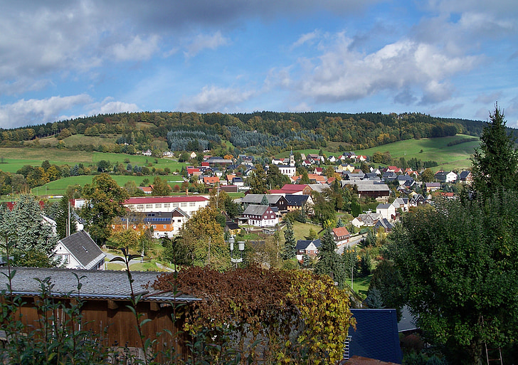 saupsdorf, casa, lloc, Alemanya, Saxon Suïssa