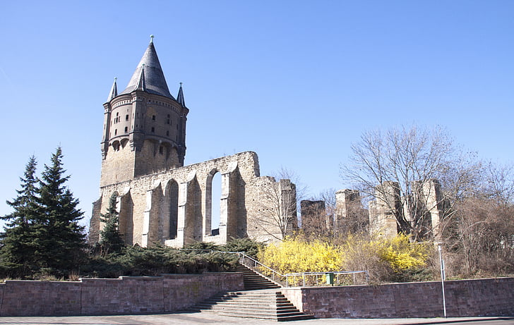 Merseburg, ruin, kyrkan