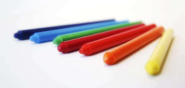 colored pencils, school, school supplies