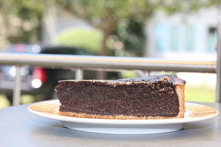 poppy-seed cake, cake, sweet, pastry shop, piece of cake, pastries, baker