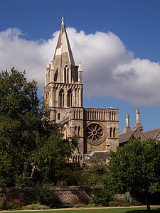 Oxford, Cathédrale, l’Angleterre, Église, architecture, religion, célèbre place