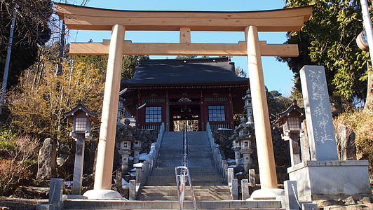 bistroju Torii pa nudijo, svetišče, Japonska, arhitektura, znan kraj, kultur