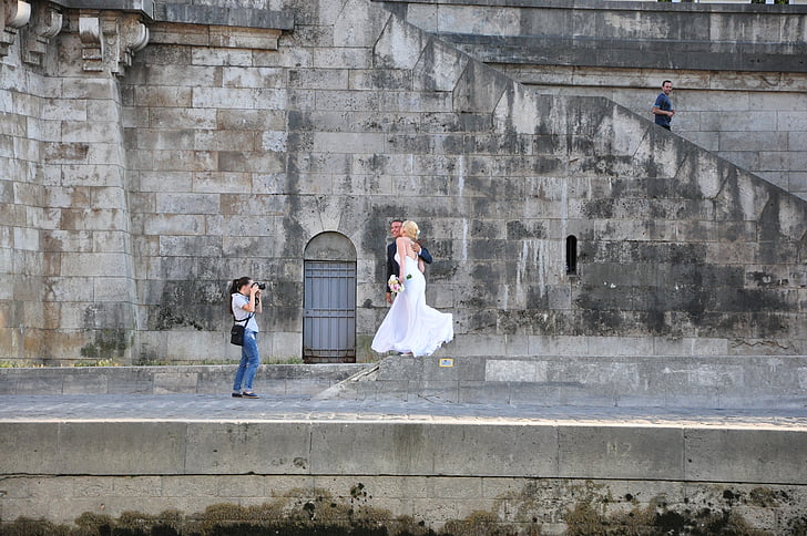 boda, París, fotógrafo, de la sonrisa, amor, romántica, Francia