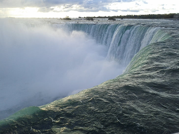 Niagarafallene, foss, Niagara, faller, vann, natur, skjønnhet i naturen