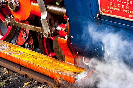 Locomotora de vapor, tren, Locomotora, ferrocarril, vehicle històric, Monument, vapor vapor
