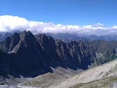 tatry, view, top view, landscape, nature, the high tatras, tops