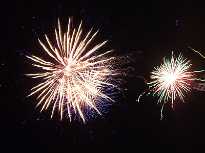Festival, Pyrotechniek, vuurwerk, viering, exploderende, nacht, Fire - natuurverschijnsel