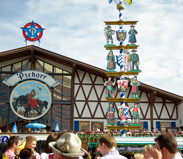 Oktoberfest, München, Festival, Tyskland, Tyska