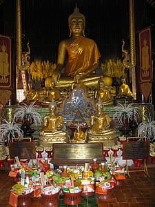 Chiang mai, šventykla, Buda, Auksas, Budizmas