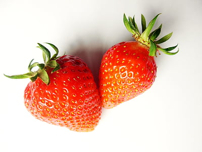 草莓, 浆果, 红色, 夏季