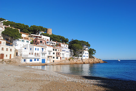 Begur, Жирона крайбрежие, Каталония, Girona, Европа, брегова линия, океан