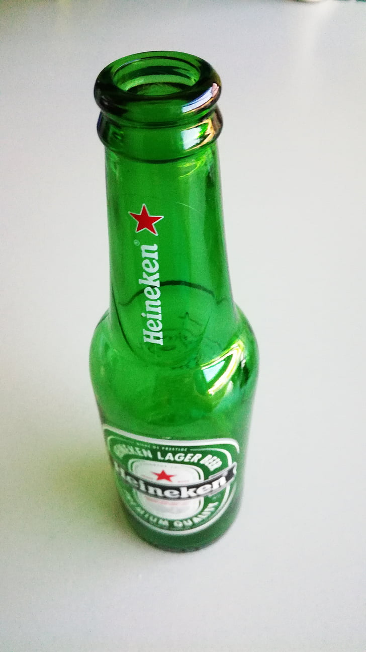 fles, bier, Heineken