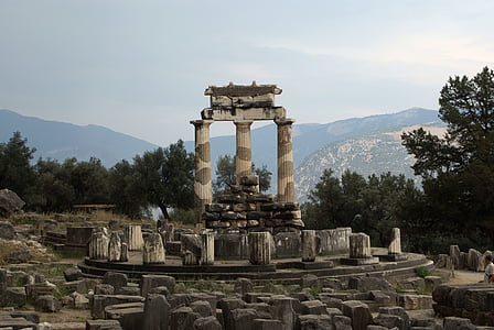 Delphi, Kreikka, antiikin, Athena, Sanctuary, Arkeologia, historia