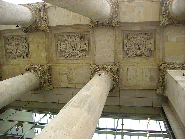 monument, deken, perspectief, Bondsdag, het platform, Parlement, plafond opbouw