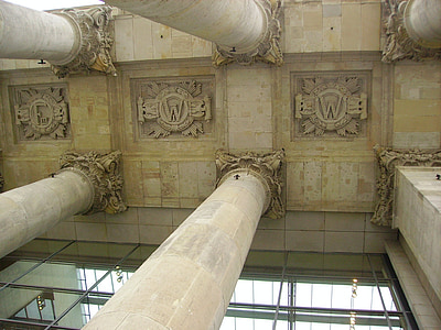 monument, couverture, point de vue, Bundestag, architecture, Parlement, construction de plafond