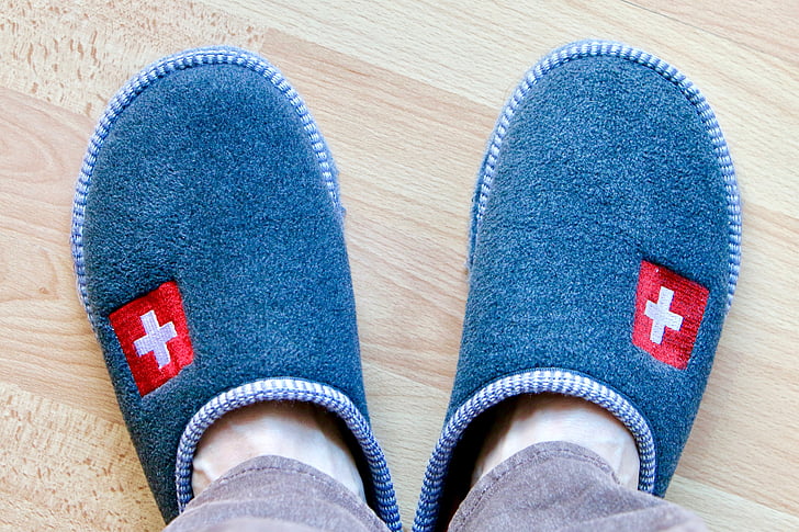 Hut finch, sandal, merasa, Swiss cross, Sepatu, biru, Bagian rendah