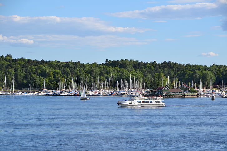 Oslo, Norvégia, Port, az oslo fjord