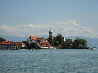 Lindau, Bodeni järv, Bavaria, Holiday, Island, poolsaar, suvel