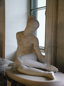 skulptur, Skt. Petersborg Rusland, Hermitage, marmor, oldtidens Grækenland, nøgen, voksen