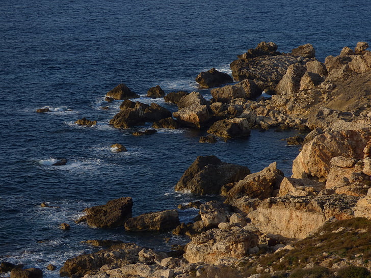 скали, крайбрежие, море, океан, природата, крайбрежни, камък