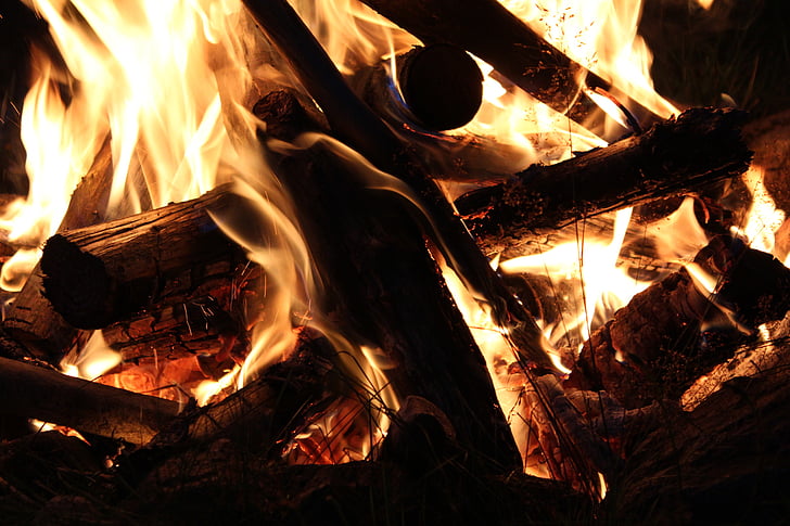 fire, flame, nature, heat - temperature, burning, no people, close-up
