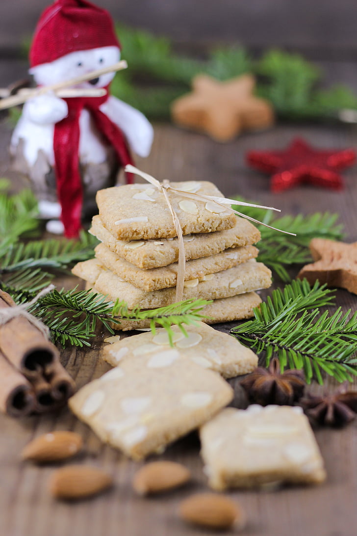 Adventní, soubory cookie, Spekulatius, Vánoční, malé dortíky, Pečeme, píky