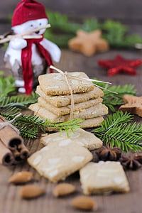 komst, cookies, speculaas, Kerst, kleine cakes, bak, zelfgemaakte