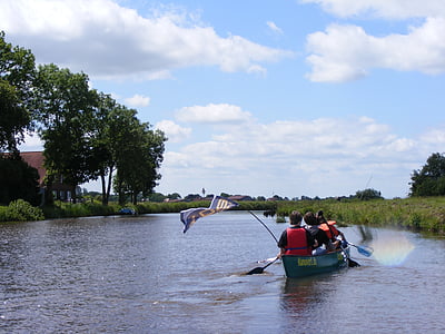 paddle tour, canoeing, east frisia, fun, boot, more, leisure