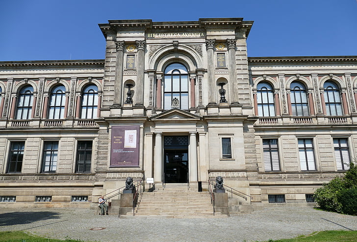 Wolfenbüttel, cidade velha, Historicamente, edifício, arquitetura, biblioteca, agosto