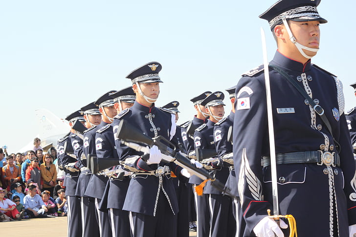 arma Arată, spectacol de aer, uniforme, Coreeană, Air force