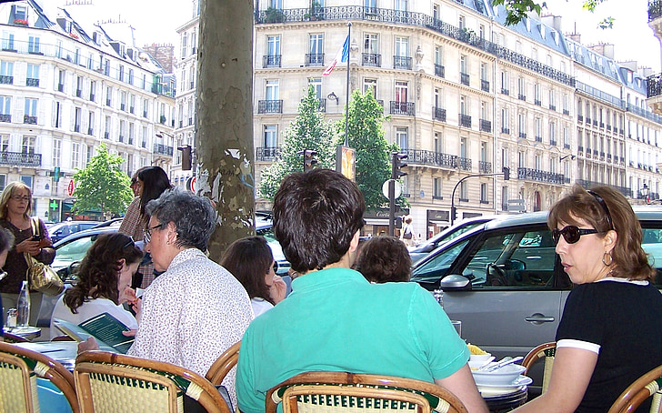 Pariz, kavarna, Francija, mesto, restavracija, Evropi