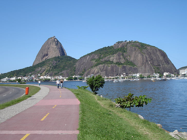 Sugar loaf pão de açúcar, Botafogo, Bir Rio de janeiro, Brezilya