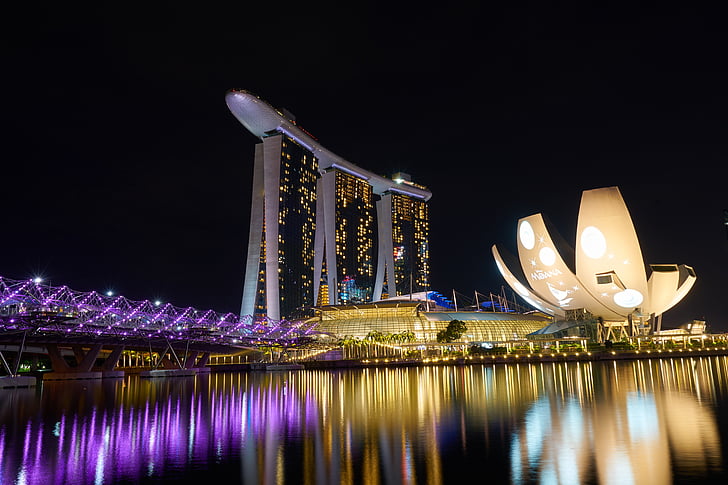 Σιγκαπούρη, Πολυτελές, Ασίας, θαυμάσια, αρχιτεκτονική, πλούτος, σύγχρονη