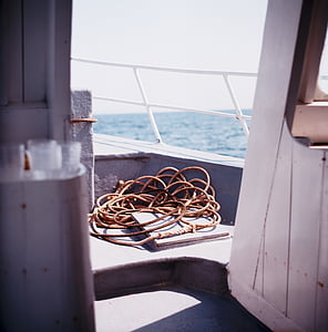 båt, Yacht, resor, äventyr, rep, vatten, Ocean