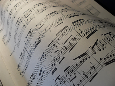 âm nhạc, cổ điển, đàn piano, điểm piano, điểm, sheet nhạc, lưu ý âm nhạc