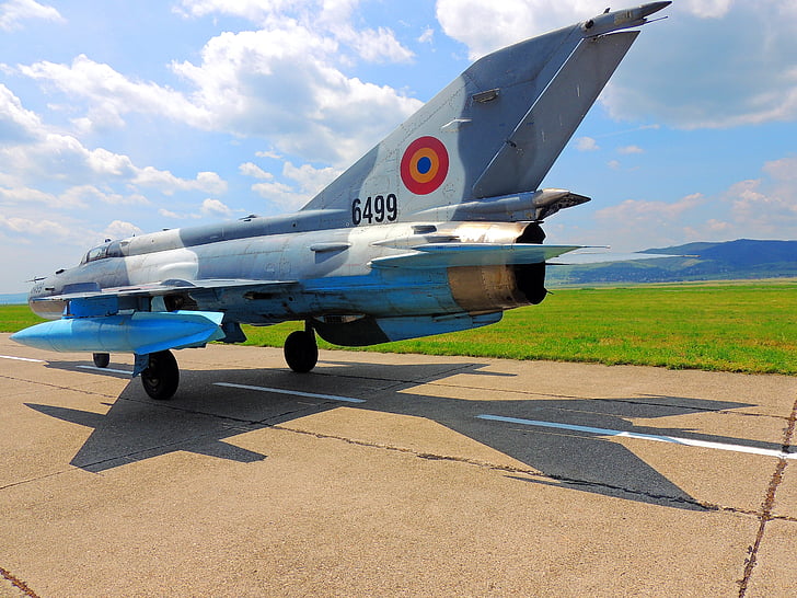 MiG 21 lancer, Jet, supersónico, alas