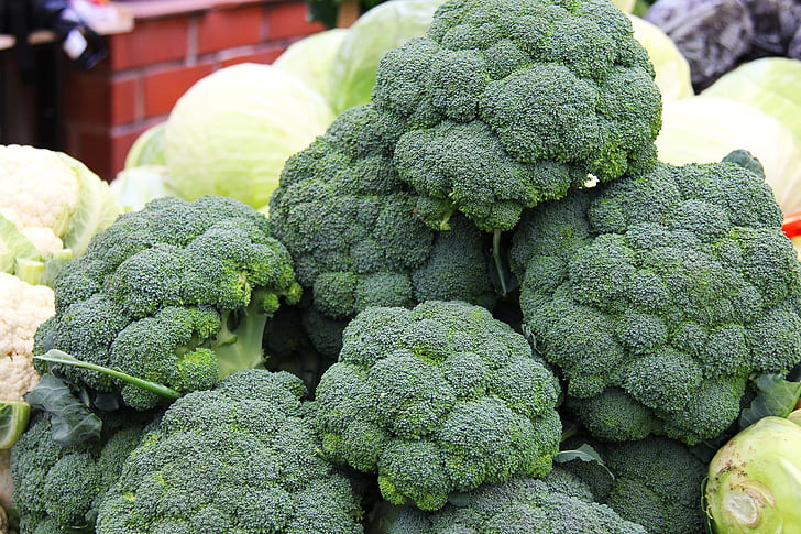 brokoliai, vaisiai, šviežios, mielas, Sultingas, gardūs, skanus