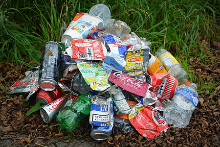 odpadkov, smeti, pločevinke, nezakonitega odlaganja