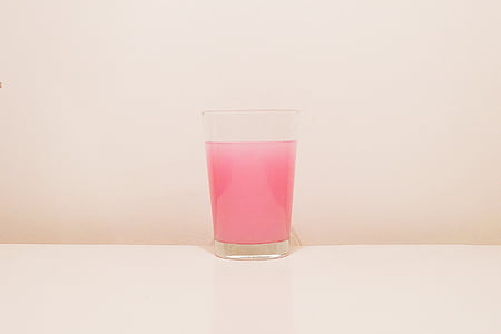 rožinė, gėrimas, stiklo, sultys, gerti stiklo, vaisių, skystis