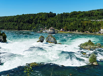 river, water courses, falls, rapids, cascades, rhine, water