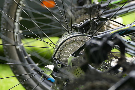 pedalier, engranatge, bicicleta de muntanya, bicicleta, roda, Ciclisme, equipament esportiu