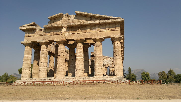 chrámy, Gréci, Paestum