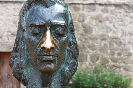 Fryderyk franciszek chopin, escultura, bronze, figura, estàtua, metall, Monument