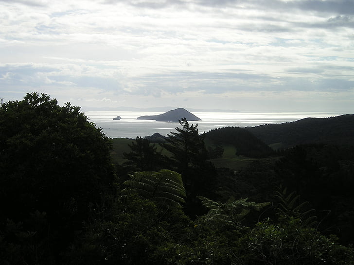 Uus-Meremaa, saared, tagasi valgus, maastik, Põhjasaar, loodus, scenics
