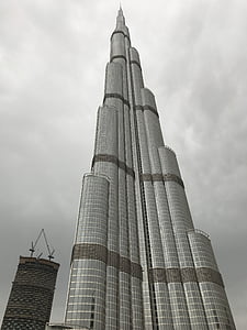Dubaj, Střední východ, Arabské, záliv, Architektura, věž, postavený struktura