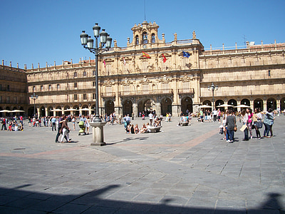 fő tér, Salamanca, történelmi központ