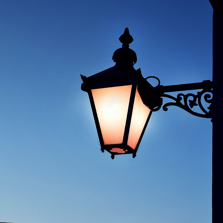 lampa, lampost, svetlo, Ulica, staré, Vintage, Lampáš