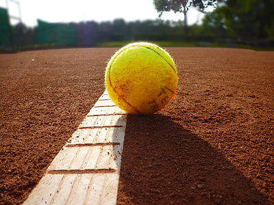 campo da tennis, palla, Concorso, Sport, dinamica, Sport, Premium