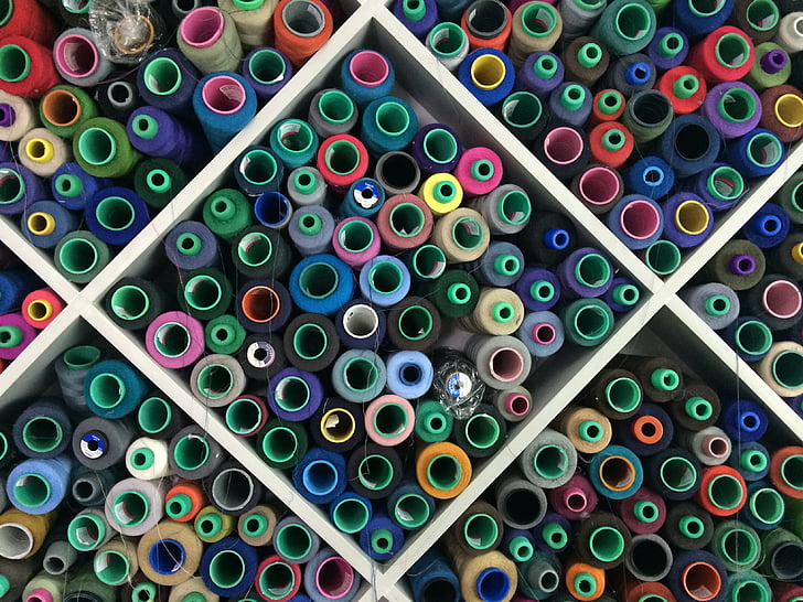 thread, factory, textile, clothing, sewing