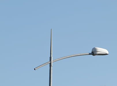 lâmpada de assoalho, céu, azul, luminária, luz, sem pessoas, céu claro